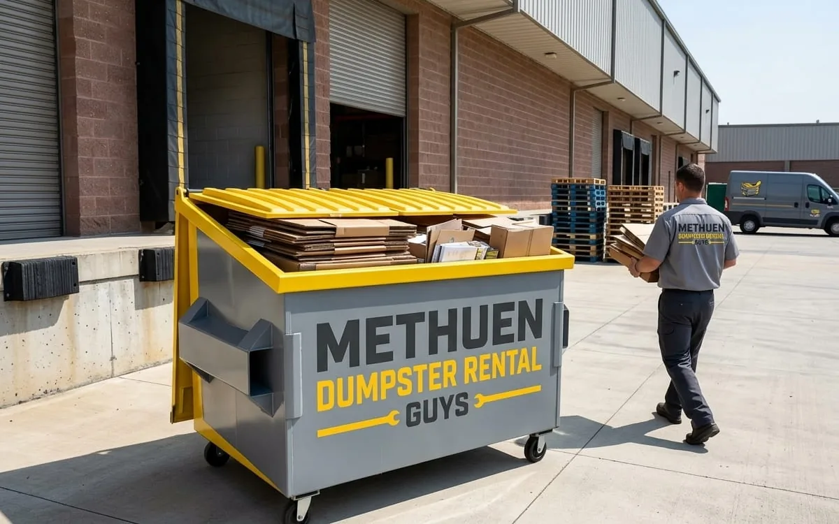 Dumpster rental in North Andover MA Roll-off dumpster rental serving North Andover, MA