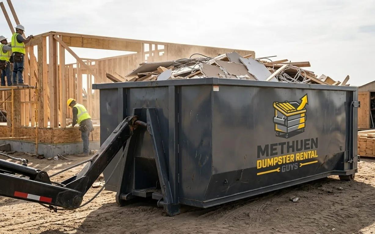 Ice Dams and Your Roof: Sizing a Tear-Off Dumpster in Methuen
